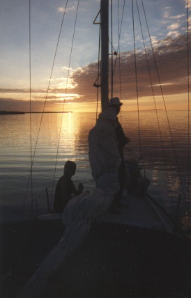 Florida Keys Sunset at Winter Solstice